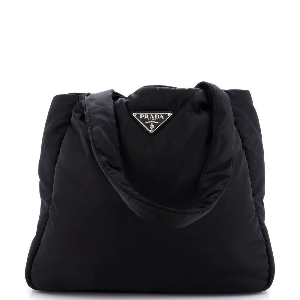 Prada Large Padded Soft Tote Re-Nylon